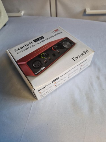 Focusrite scarlett solo 3rd - focusrite,