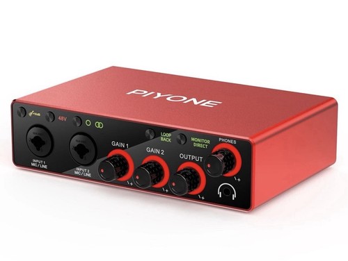 Piyone audio interface 2x2 - audio,