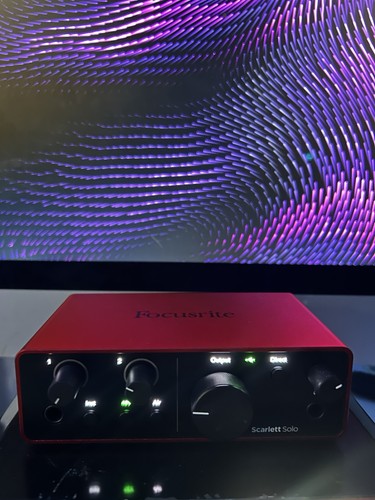 Focusrite scarlett solo - solo, 4th
