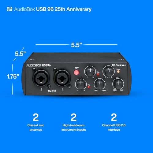 Presonus audiobox usb96 25th - presonus,